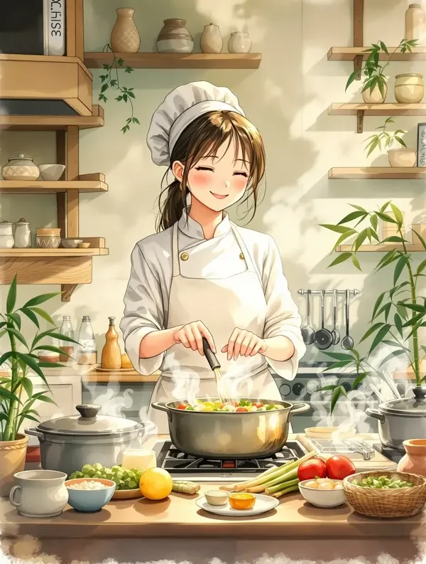 古风厨神 漫画封面
